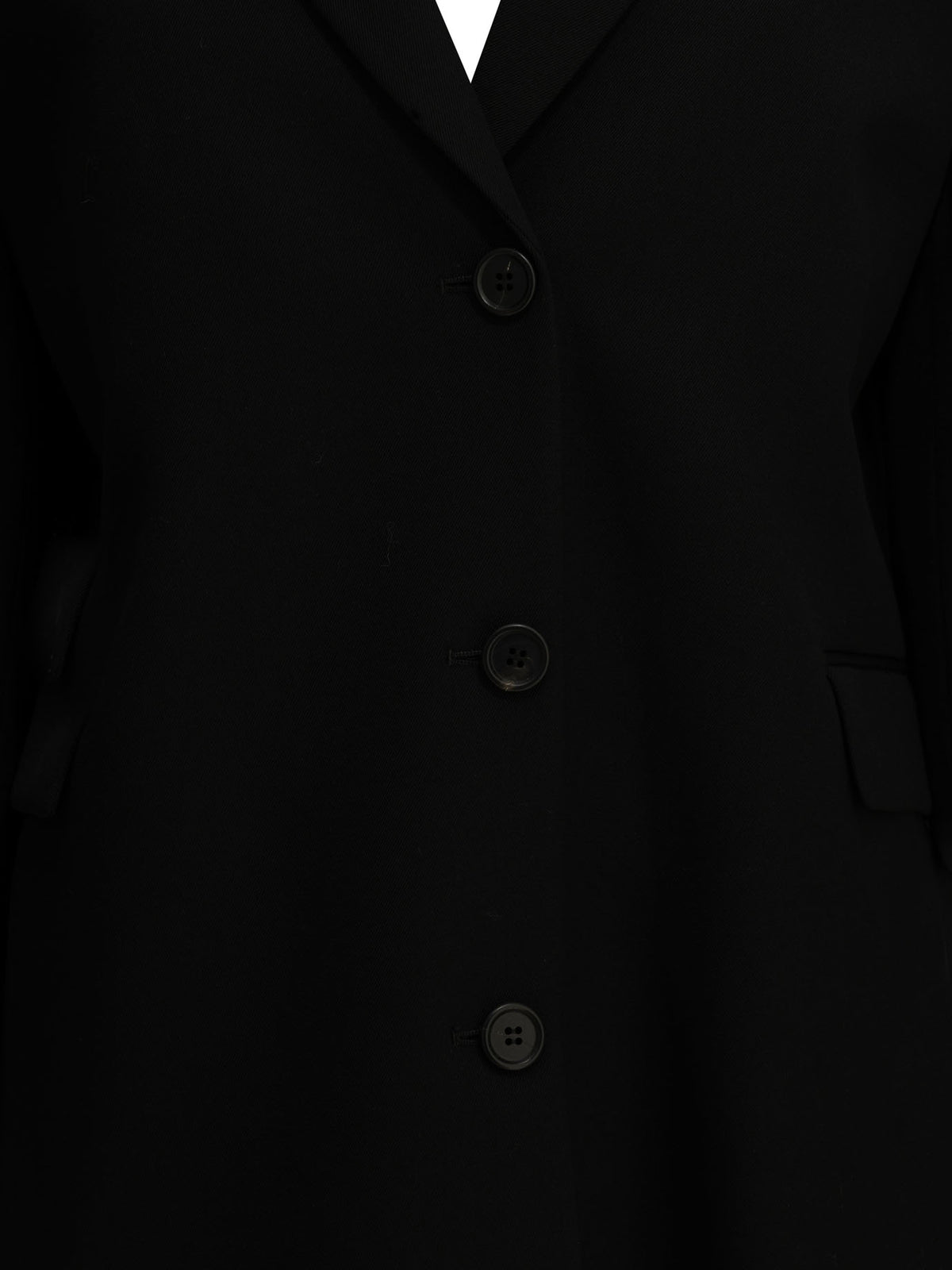 Prada Single-breasted wool blazer - Black
