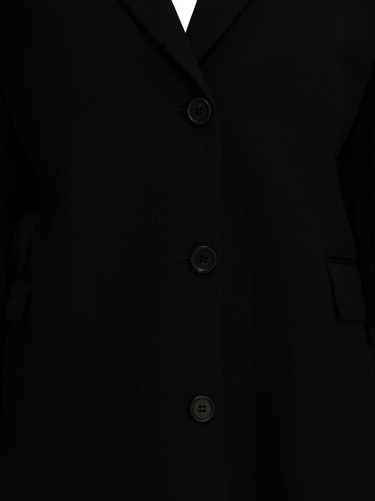 Prada Single-breasted wool blazer - Black