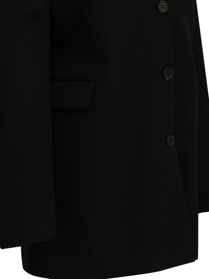 Prada Single-breasted wool blazer - Black