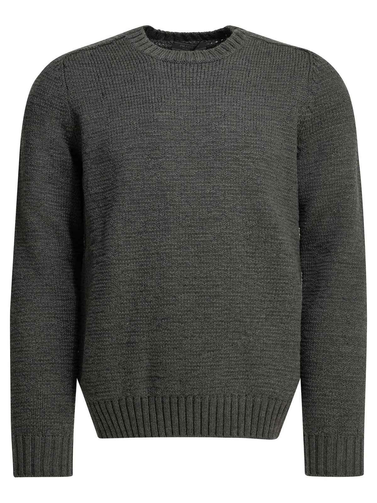 Prada Crewneck sweater made of virgin wool - Grey