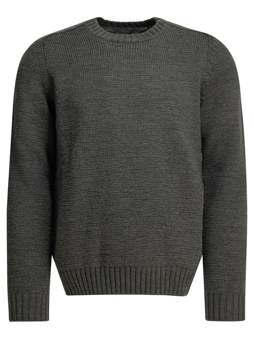 Prada Crewneck sweater made of virgin wool - Grey