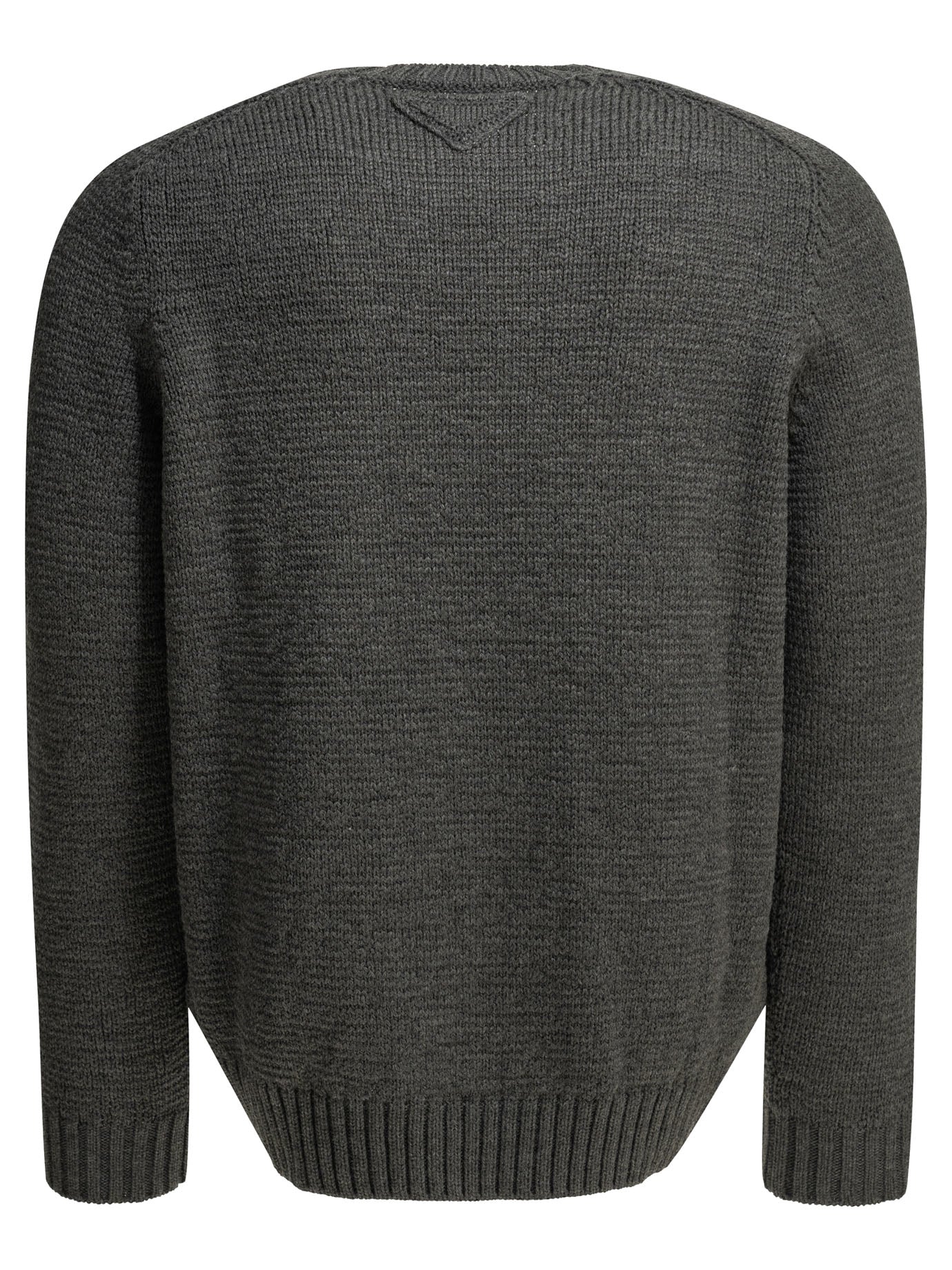 Prada Crewneck sweater made of virgin wool - Grey