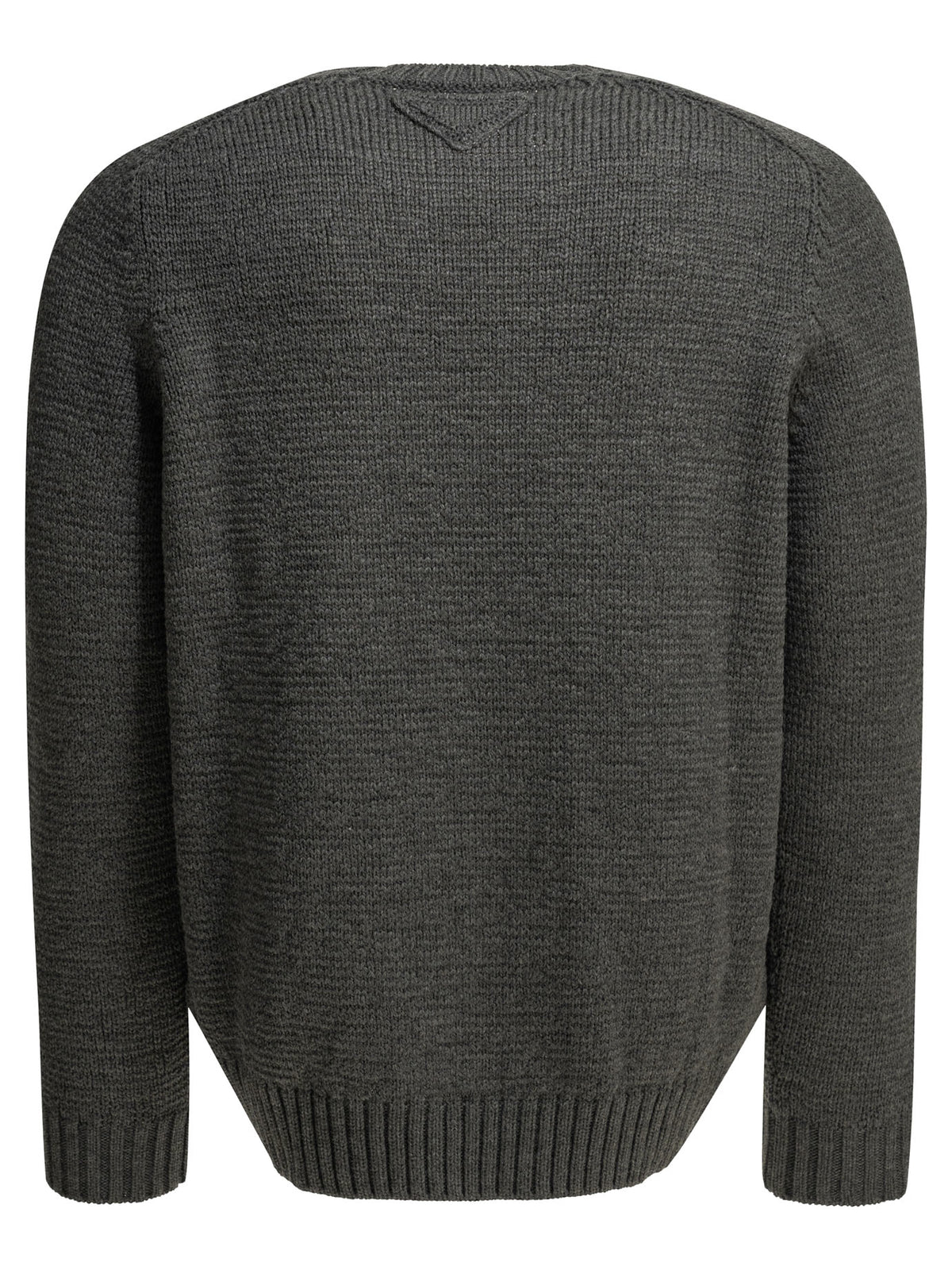 Prada Crewneck sweater made of virgin wool - Grey