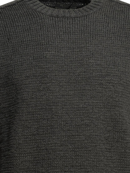 Prada Crewneck sweater made of virgin wool - Grey