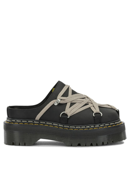 Rick Owens "Rick Owens x Dr. Martens - Quad Sole Megalace" Mules - Black