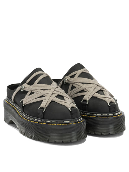 Rick Owens "Rick Owens x Dr. Martens - Quad Sole Megalace" Mules - Black