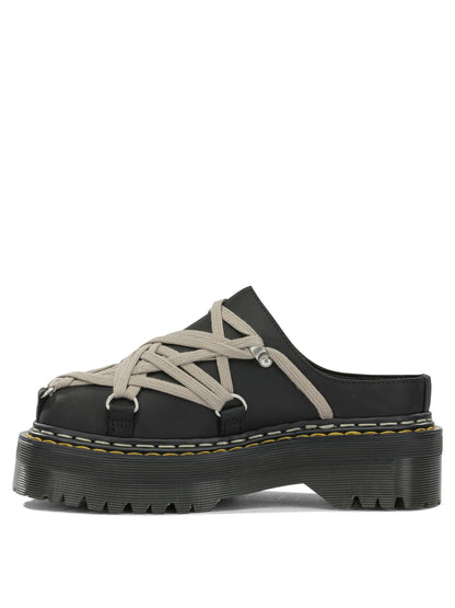 Rick Owens "Rick Owens x Dr. Martens - Quad Sole Megalace" Mules - Black