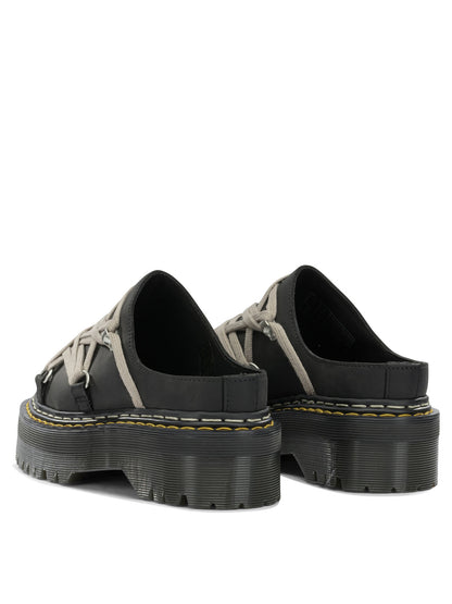 Rick Owens "Rick Owens x Dr. Martens - Quad Sole Megalace" Mules - Black