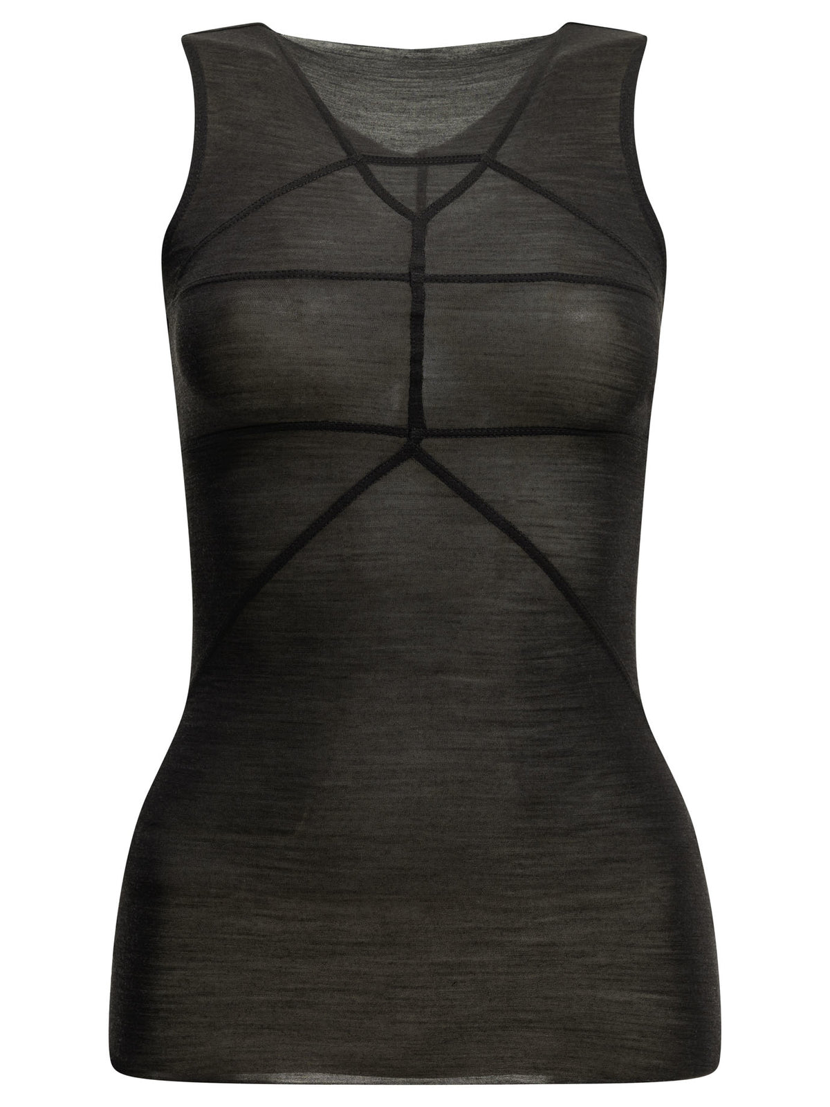 Rick Owens "Temple T" Tank Top - Black