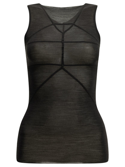 Rick Owens "Temple T" Tank Top - Black