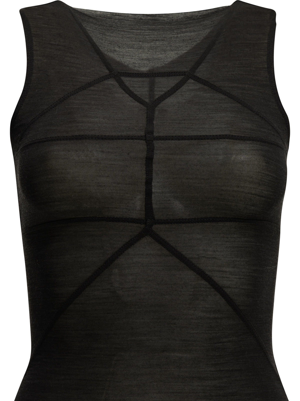 Rick Owens "Temple T" Tank Top - Black