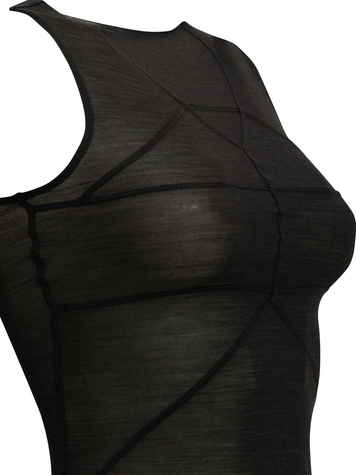 Rick Owens "Temple T" Tank Top - Black