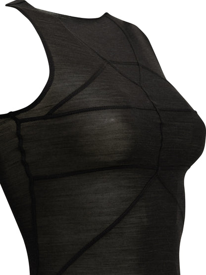 Rick Owens "Temple T" Tank Top - Black