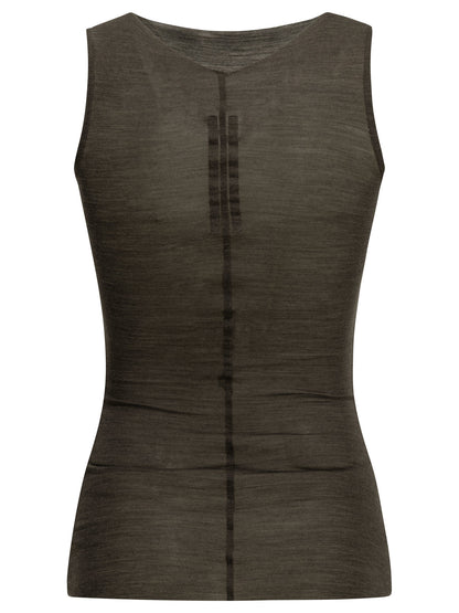 Rick Owens "Temple T" Tank Top - Grey