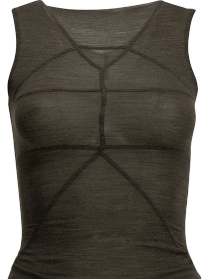 Rick Owens "Temple T" Tank Top - Grey