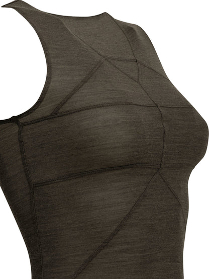 Rick Owens "Temple T" Tank Top - Grey
