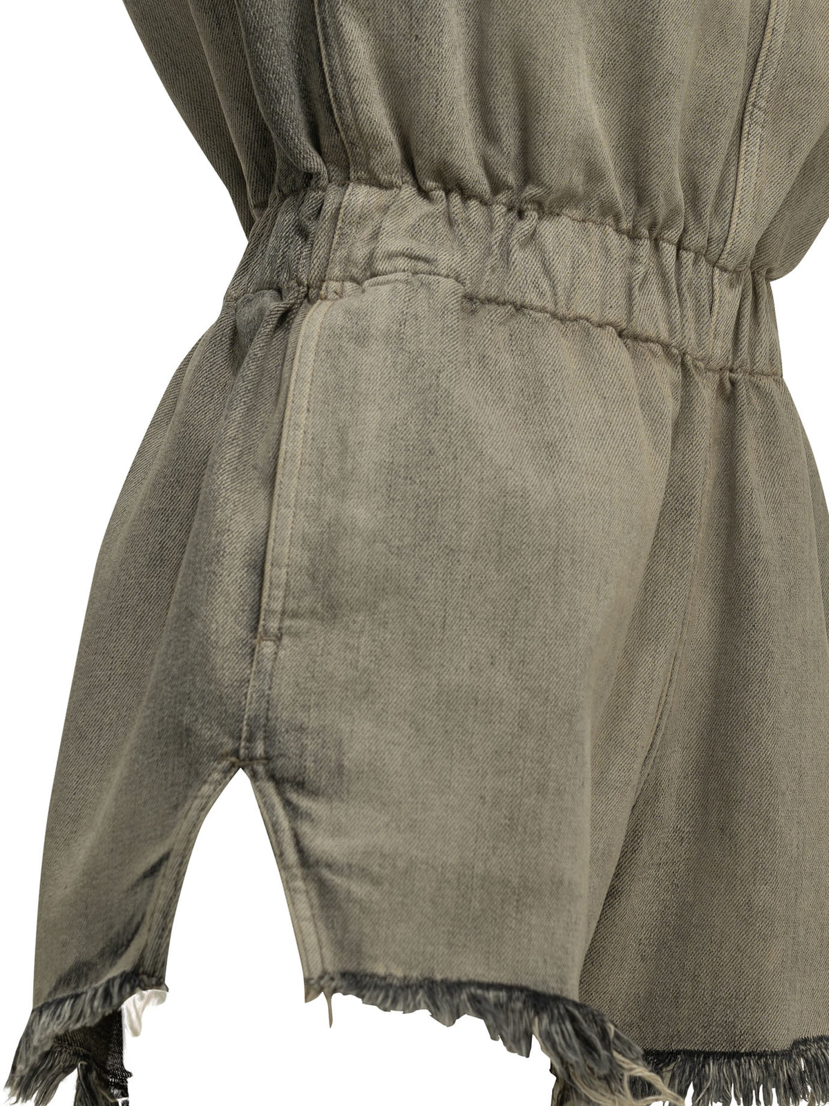 Rick Owens "Crater" Shorts with Elastic Waistband - Light Blue