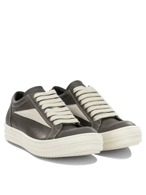 Rick Owens "Vintage Sneaks" Low-Top Sneakers - Black