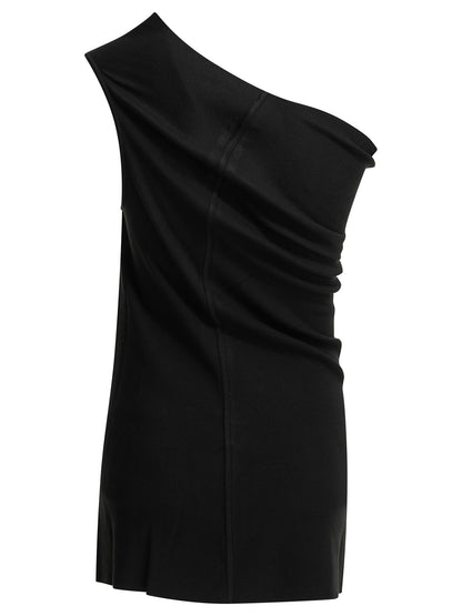 Rick Owens "Athena" One-shoulder top - Black