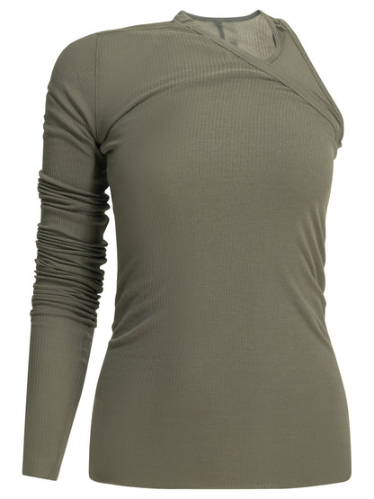 Rick Owens "Banana" One-shoulder tank top - Green