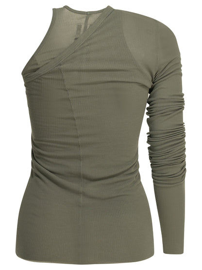 Rick Owens "Banana" One-shoulder tank top - Green