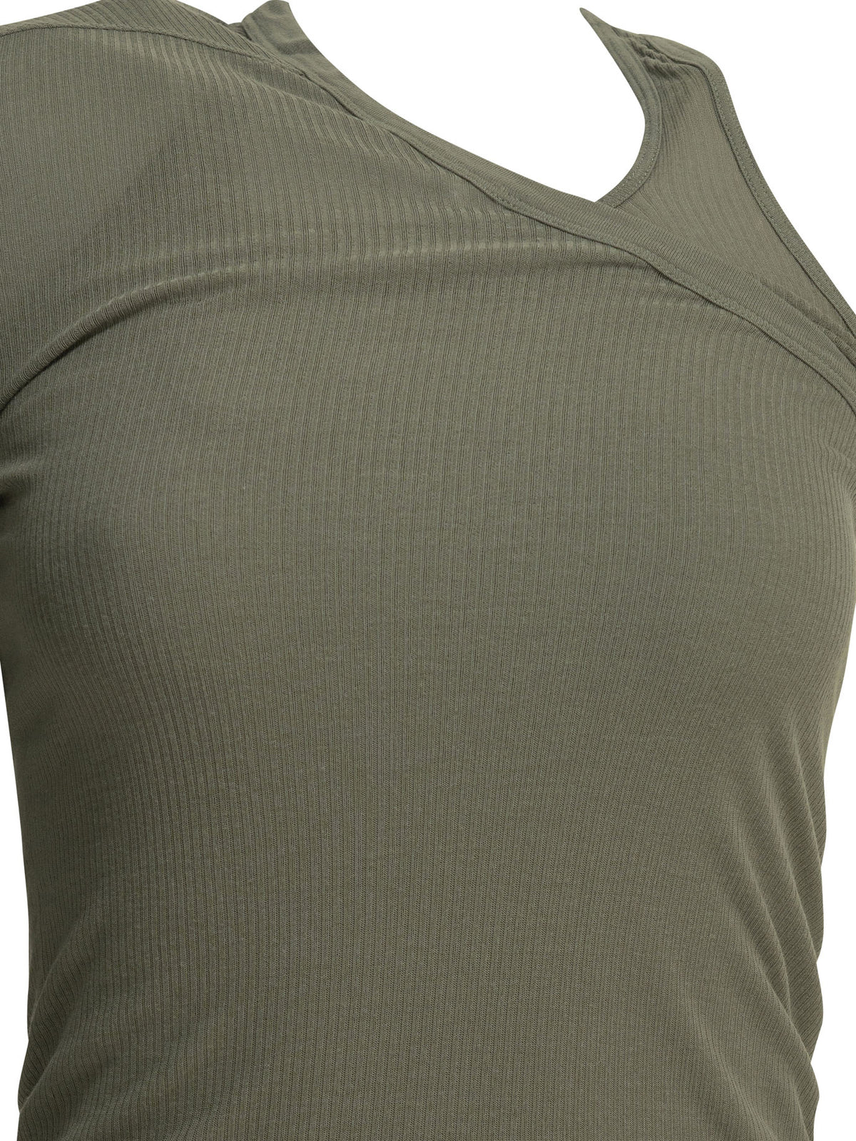 Rick Owens "Banana" One-shoulder tank top - Green