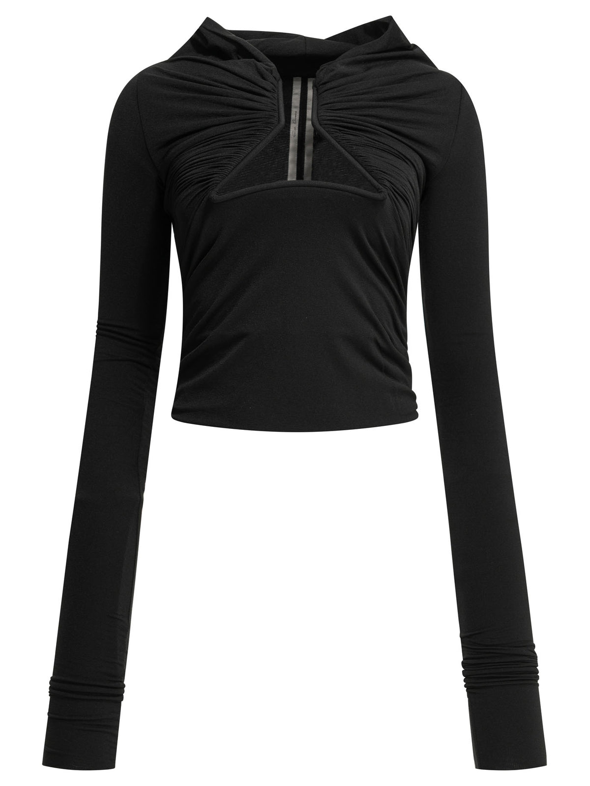 Rick Owens "LS Prong" Casual Top - Black