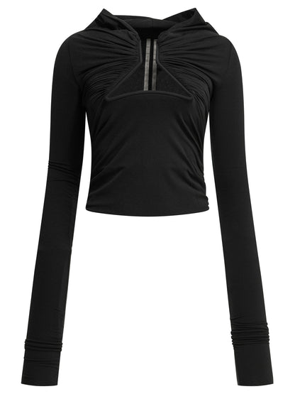 Rick Owens "LS Prong" Casual Top - Black