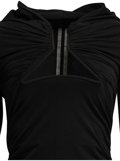 Rick Owens "LS Prong" Casual Top - Black