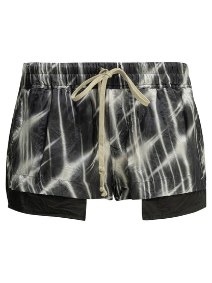 Rick Owens "Fog" Short with laces - Black