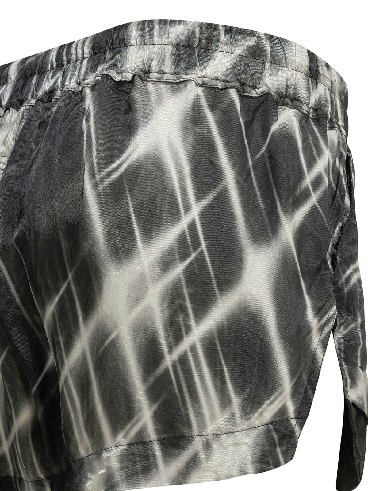 Rick Owens "Fog" Short with laces - Black