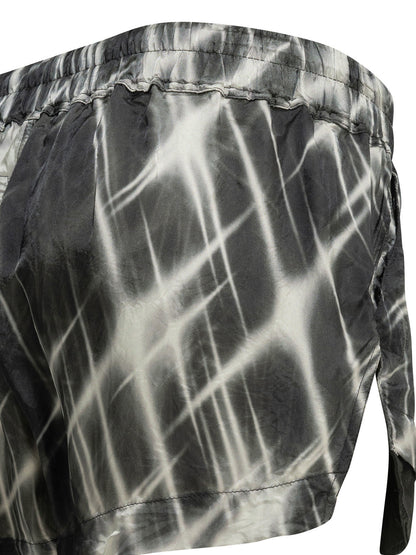 Rick Owens "Fog" Short with laces - Black