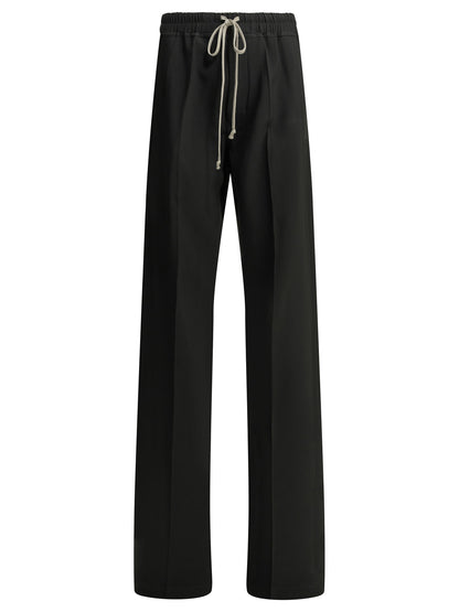 Rick Owens "Dietrich Drawstring" Parachute Pants - Black