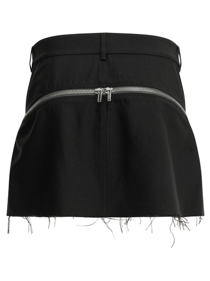 Rick Owens "Bolan Banana" Miniskirt - Black