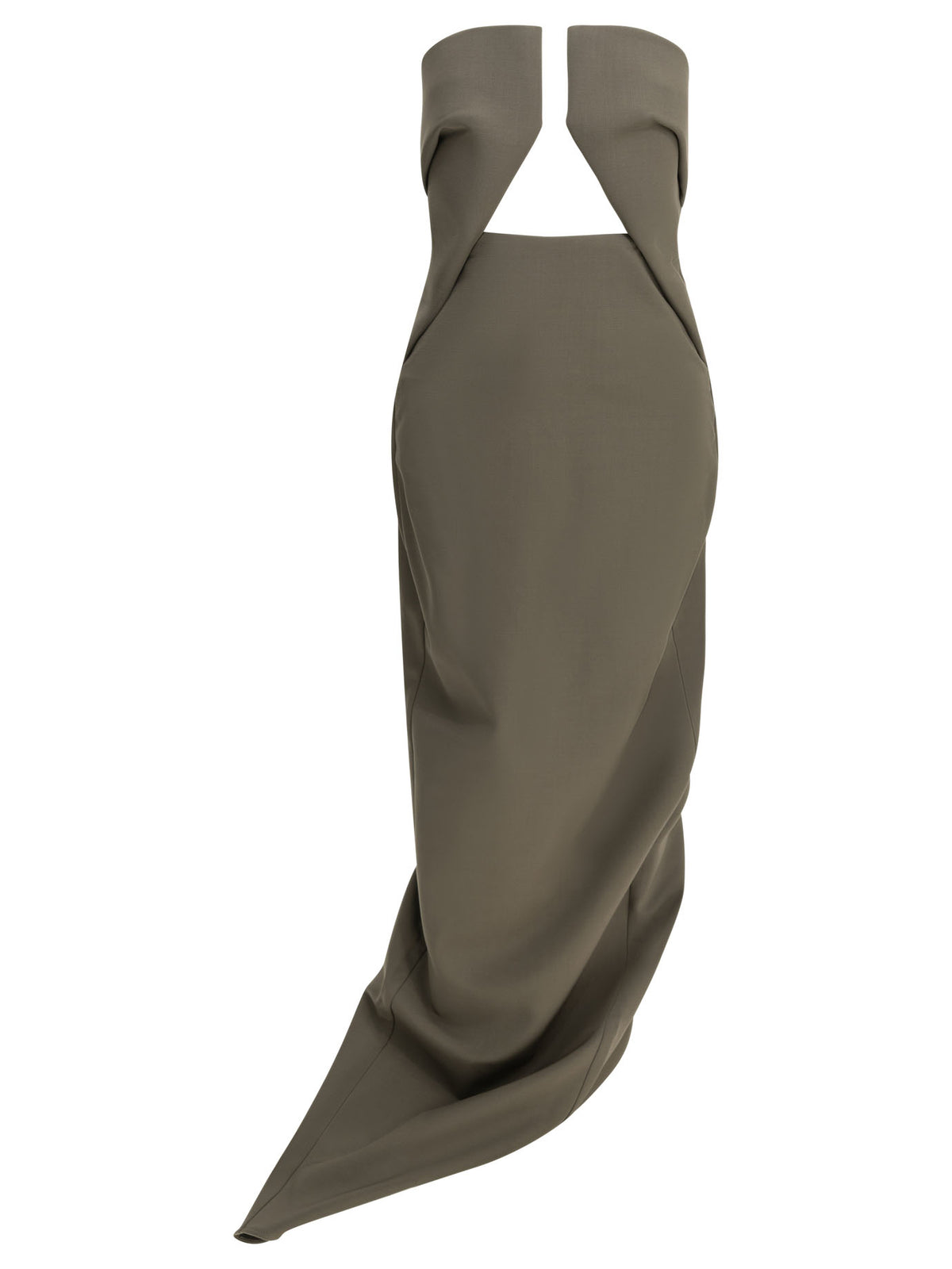 Rick Owens "Prong" Long Dress - Grey