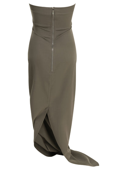 Rick Owens "Prong" Long Dress - Grey