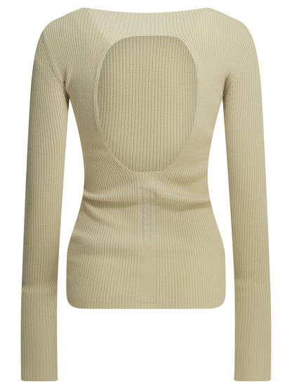 Rick Owens "Al" boat sweater - Beige