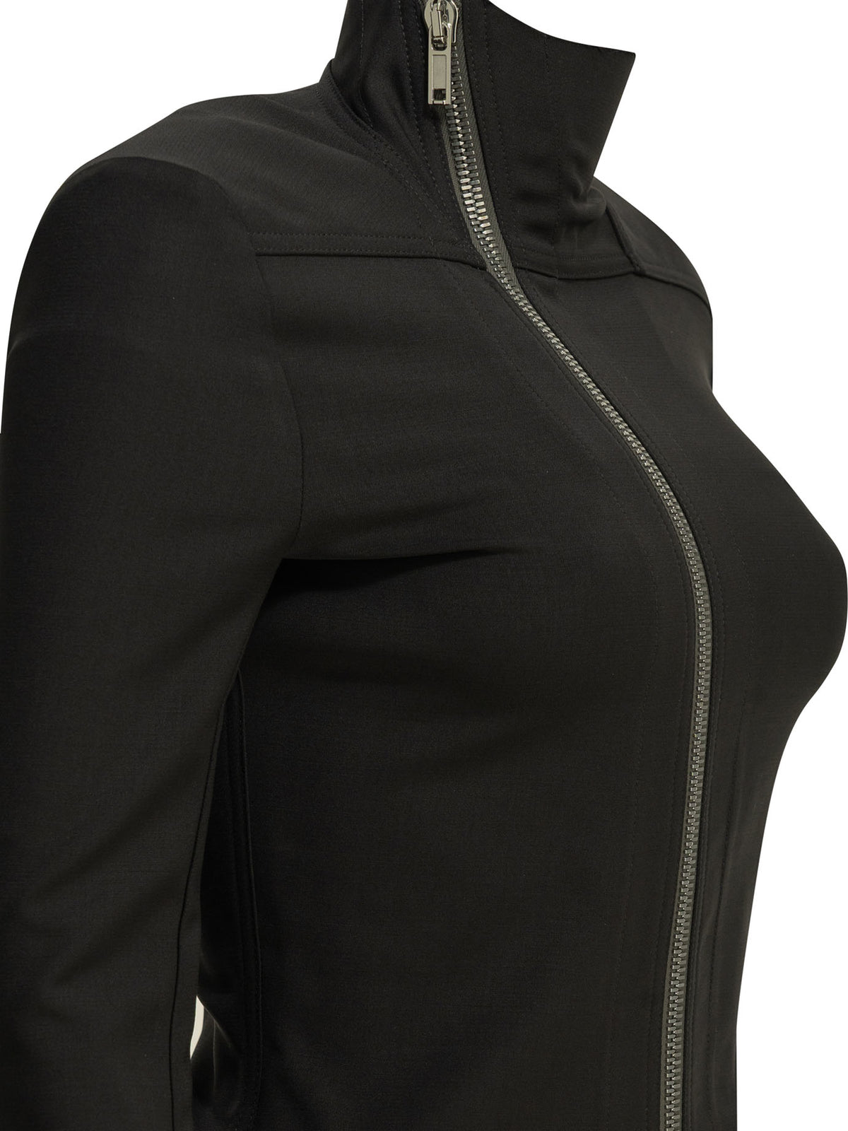 Rick Owens "Gary" Zipper Sweatshirt - Black