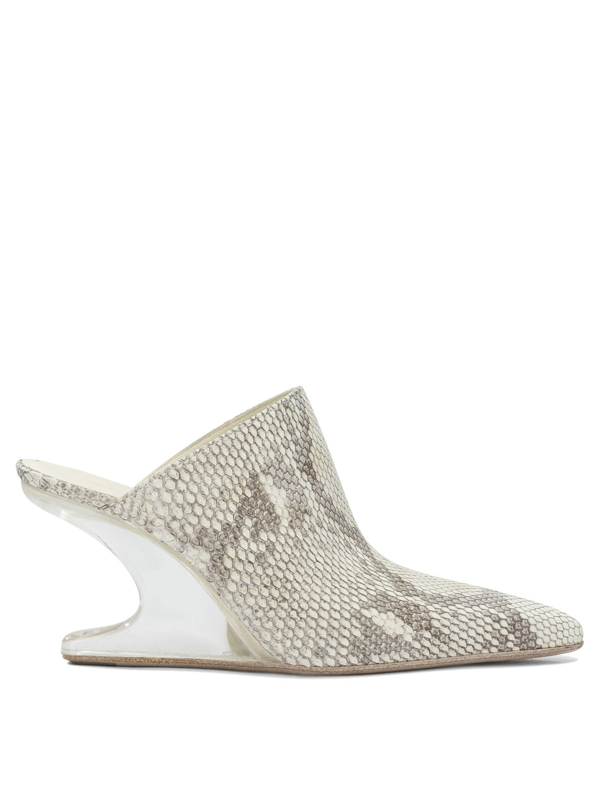 Rick Owens "Cantilever 8MM" Mules - Beige