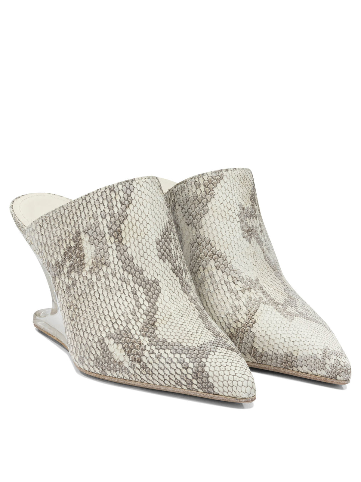 Rick Owens "Cantilever 8MM" Mules - Beige