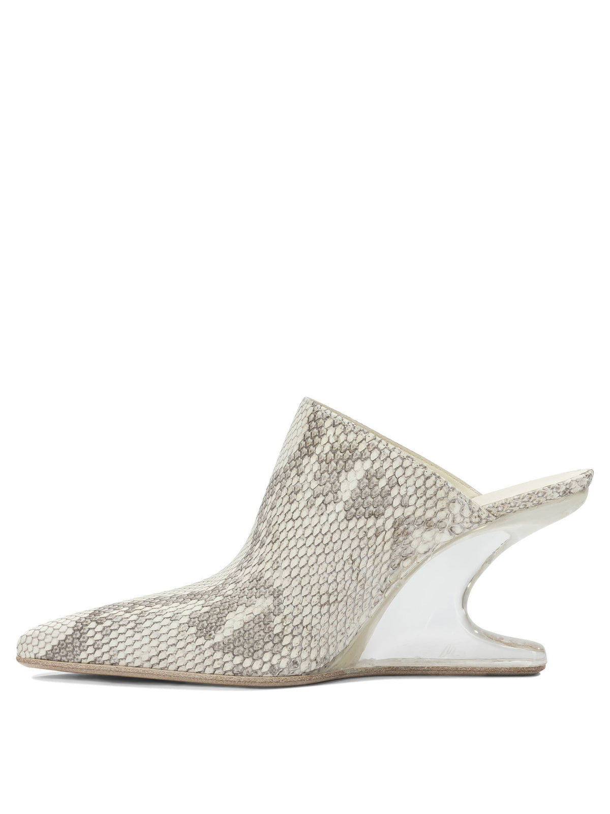 Rick Owens "Cantilever 8MM" Mules - Beige