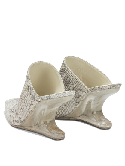 Rick Owens "Cantilever 8MM" Mules - Beige