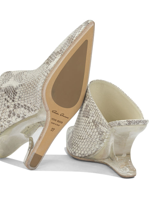 Rick Owens "Cantilever 8MM" Mules - Beige