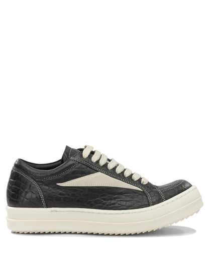 Rick Owens "Vintage Sneaks" Low-Top Sneakers - Black