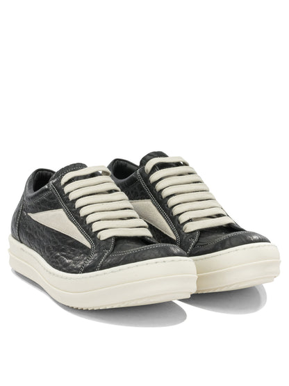 Rick Owens "Vintage Sneaks" Low-Top Sneakers - Black