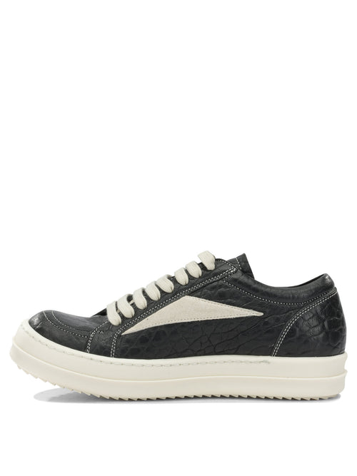 Rick Owens "Vintage Sneaks" Low-Top Sneakers - Black