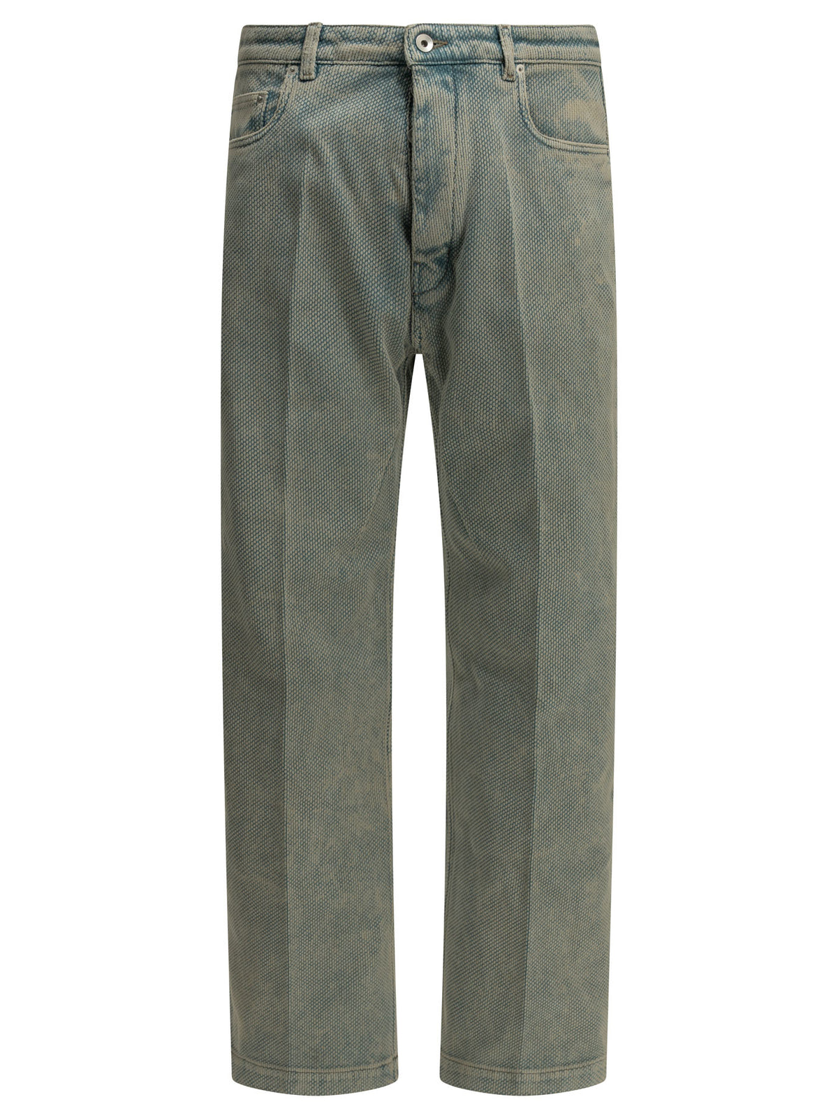 Rick Owens "Geth" Wide-Leg Jeans - Light Blue