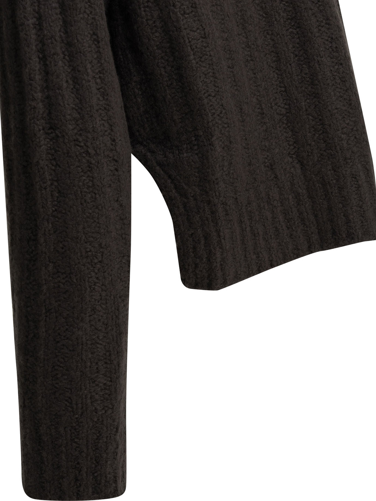 Rick Owens Cashmere and silk turtleneck sweater - Grey