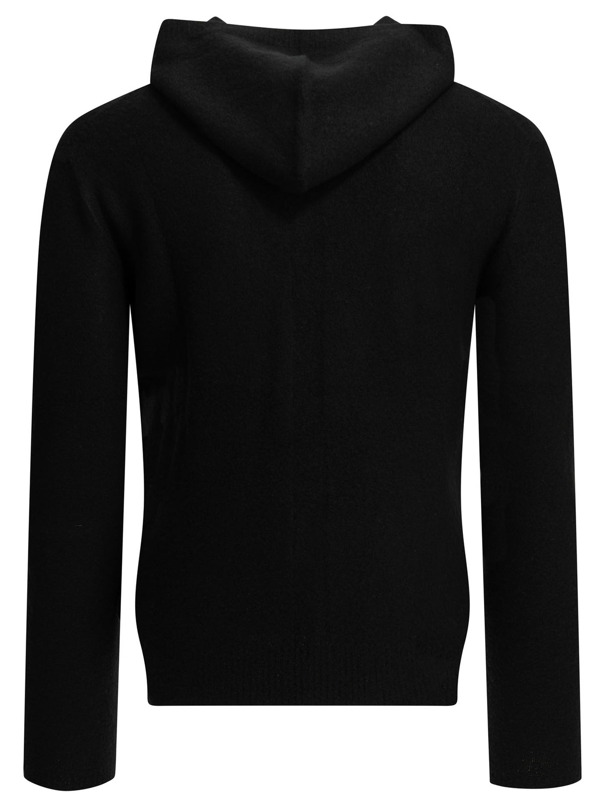 Rick Owens "Hooded Pull" Hooded Sweater - Black