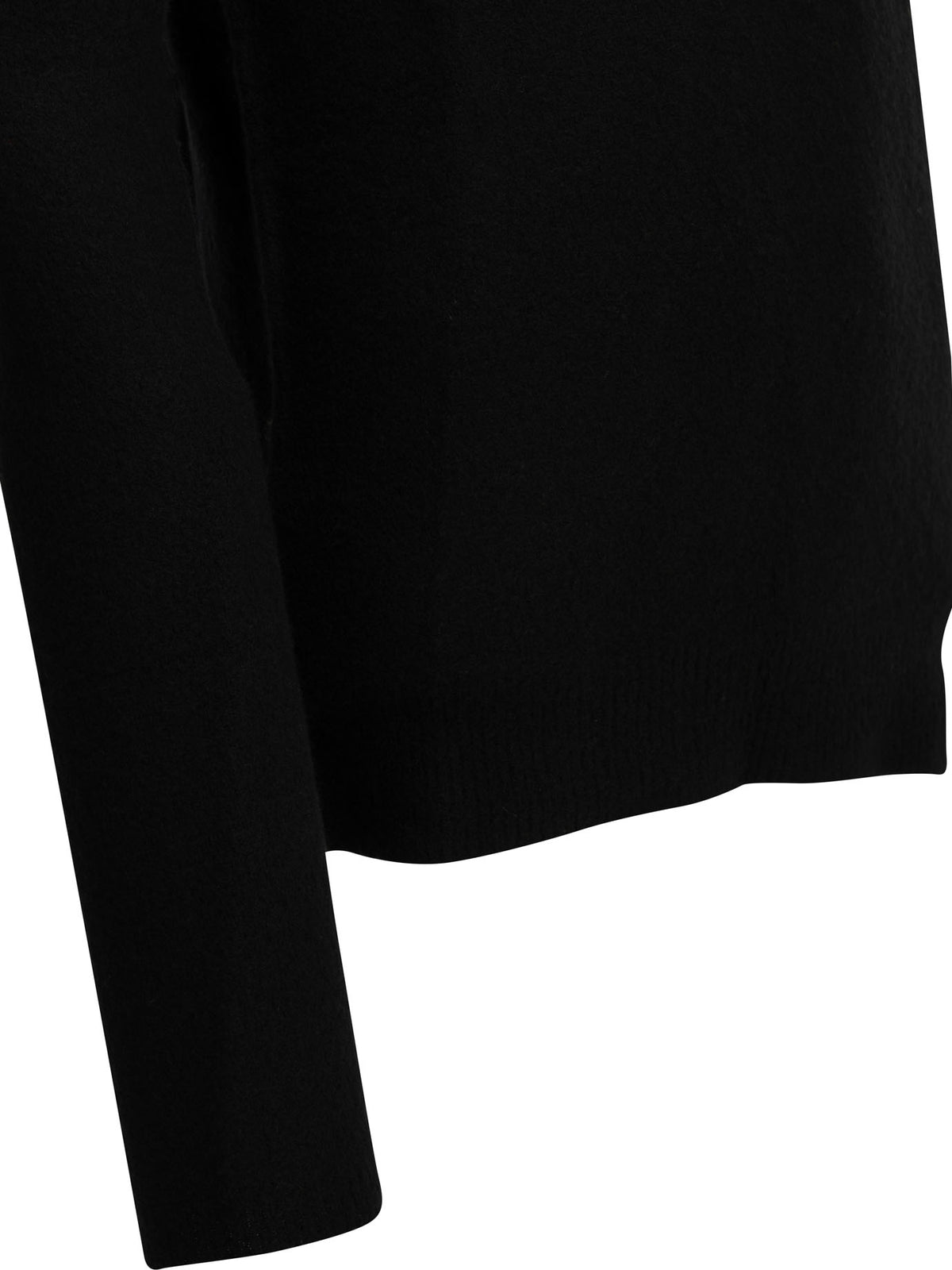Rick Owens "Hooded Pull" Hooded Sweater - Black